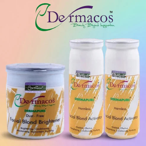 Dermacos Skin Polish Kit (2 Activators & 1 Brightener) 200ml Each 0 Reviews